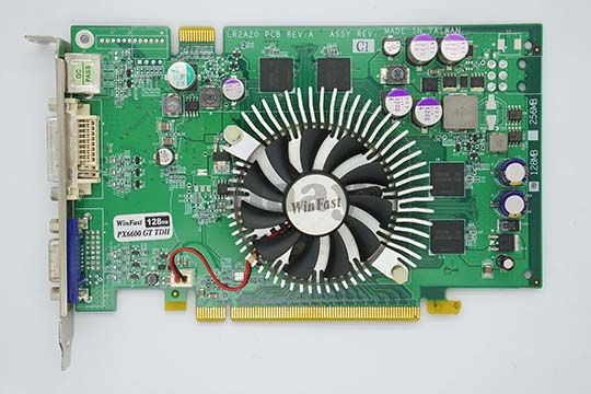 丽台Winfast PX6600 GT TDH 128MB显示卡（nVIDIA GeForce 6600 GT芯片）